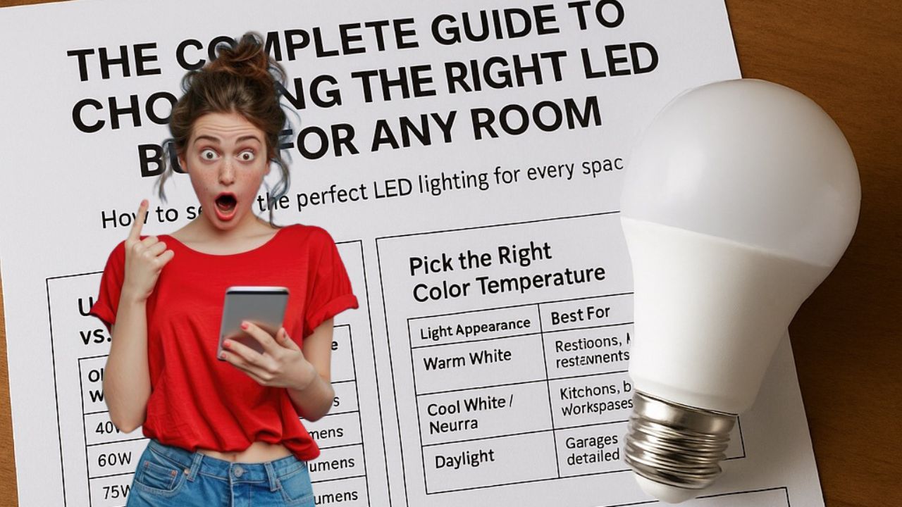 Cómo Elegir Bombillas LED para Cada Habitación — Guía Práctica para Iluminar con Eficiencia y Estilo