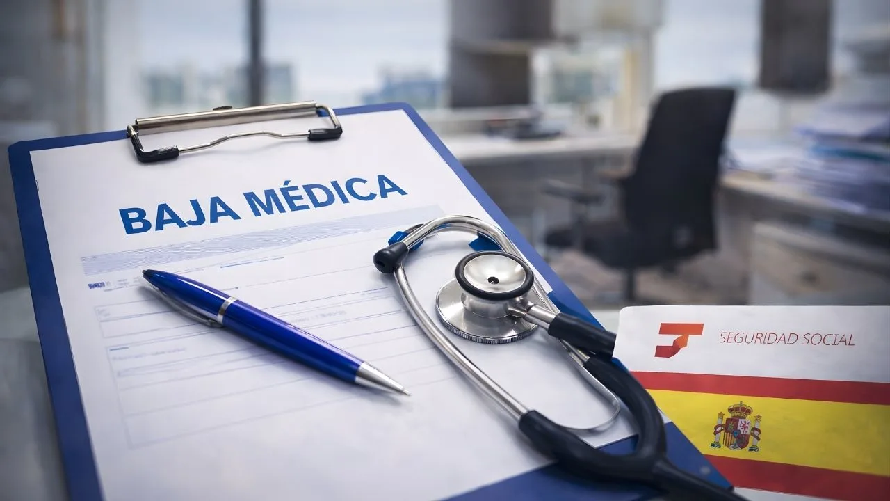 Baja médica en España