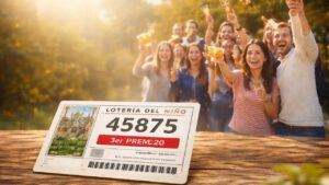 El número 45875 reparte el segundo premio del Niño 2026 por toda España