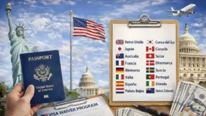 Programa de Exención de Visa de EE. UU. 2026: Lista actualizada de países elegibles