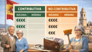 Última hora de la Seguridad Social a los pensionistas 2026: Esto es lo que cobrarán las pensiones contributivas y las no contributivas