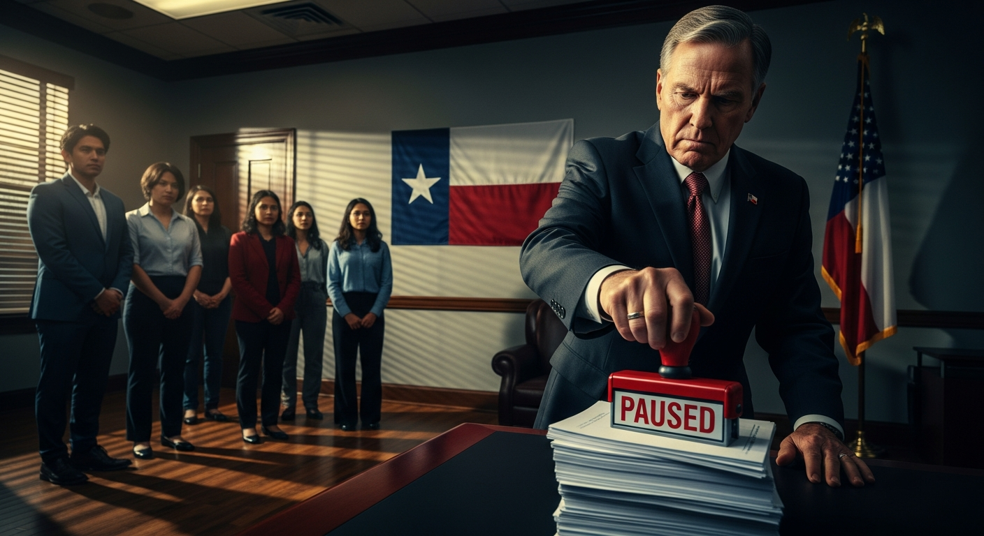 Abbott frena trámites de visas H-1B en Texas: qué ordenó y por qué preocupa a universidades y agencias