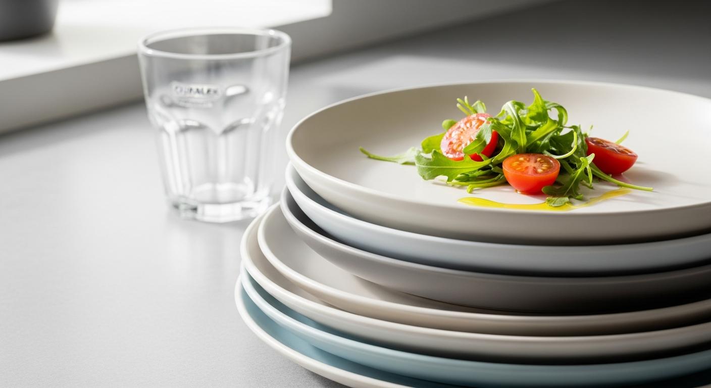 Adiós a la vajilla Duralex: la nueva vajilla de IKEA es más moderna, práctica y bonita (y cuesta menos)