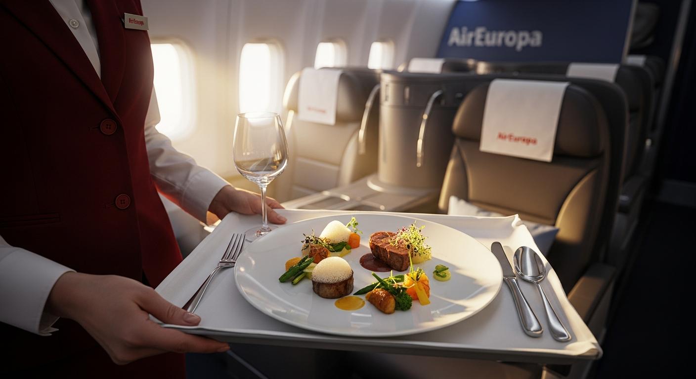 Air Europa lleva la cocina de Mario Sandoval a sus vuelos: así será su nuevo menú a bordo