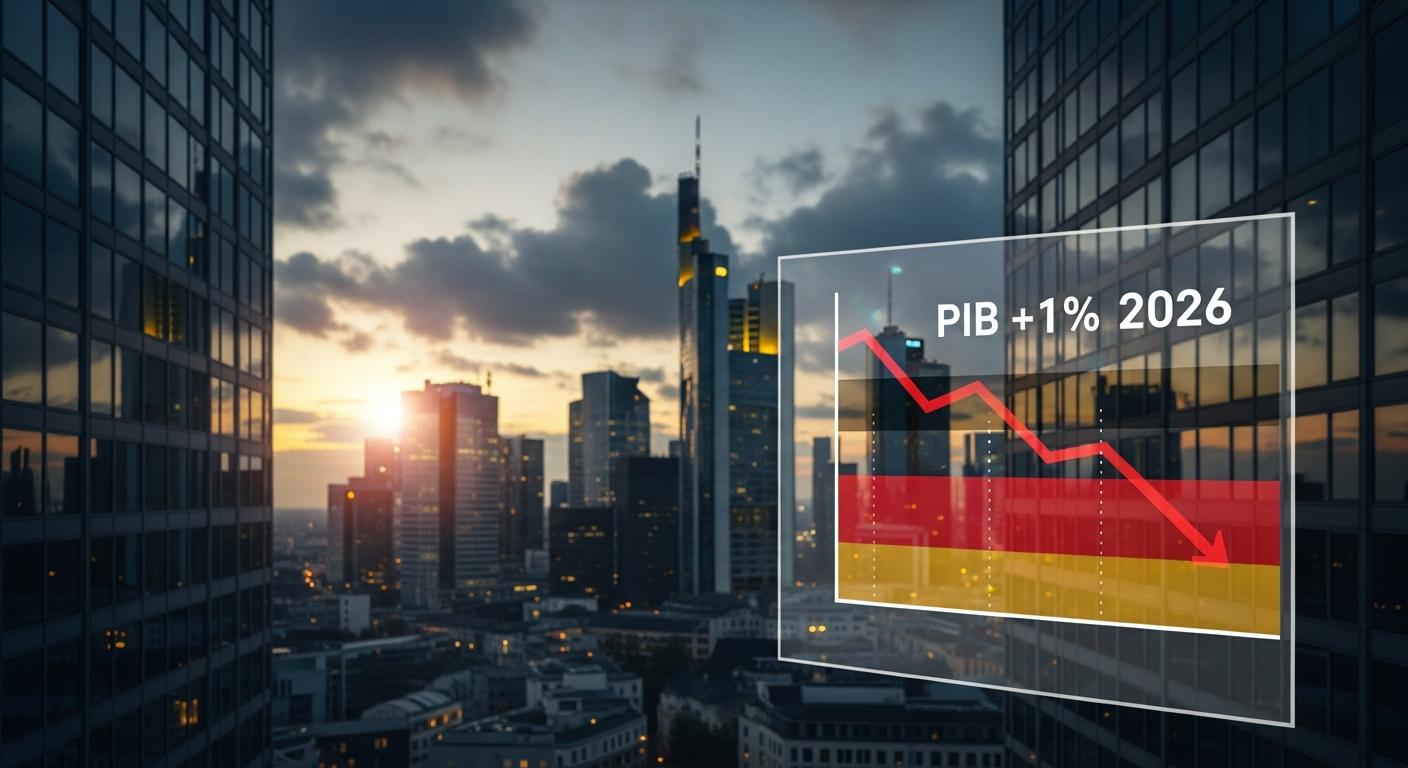 Alemania recorta su previsión económica: ¿por qué el PIB solo crecería un 1% en 2026?