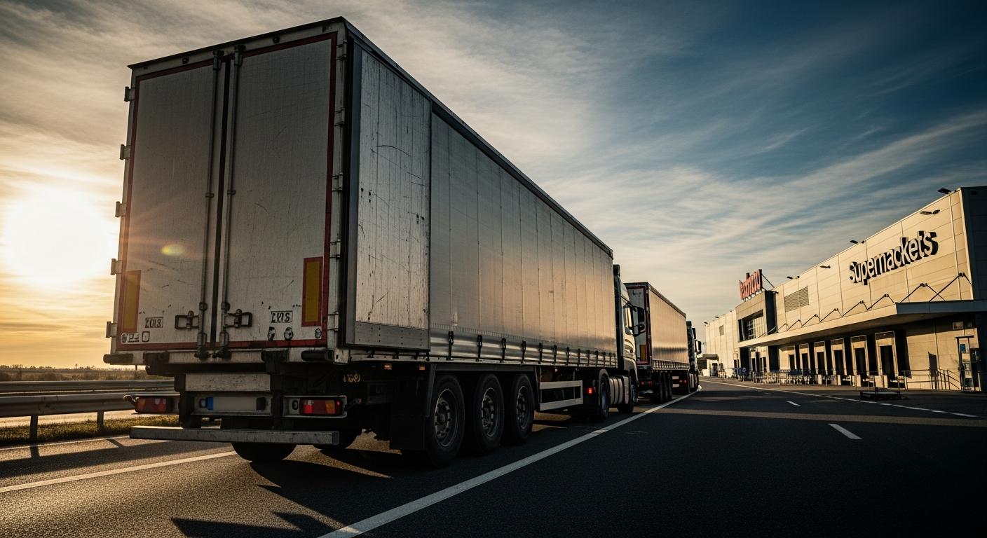 Asedas alerta: por qué la paralización de camiones de la DGT puede dejar a los supermercados sin productos
