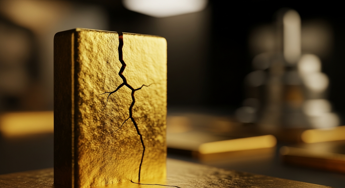 Caída histórica del oro: por qué llegó a desplomarse hasta un 12,75% en su peor día desde 1980