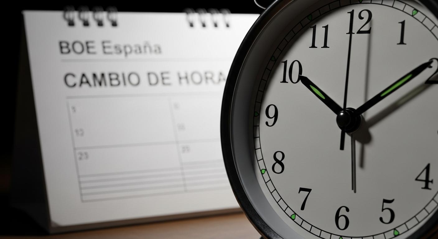 Cambio de hora en España: el BOE ya confirma la fecha exacta y qué cambiará este año