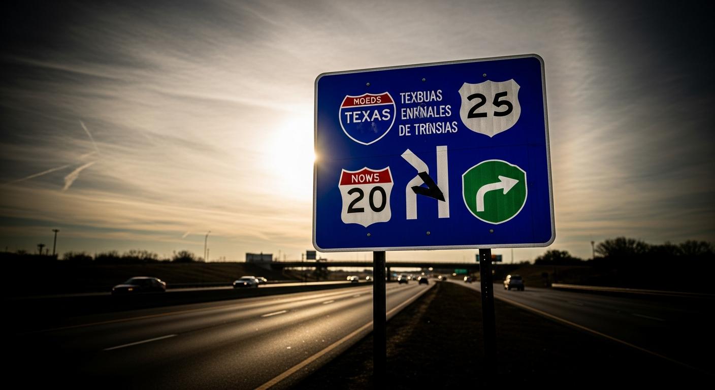 Cambios en las señales de tránsito en Texas: la nueva lista que podría afectar tu forma de manejar en 2026