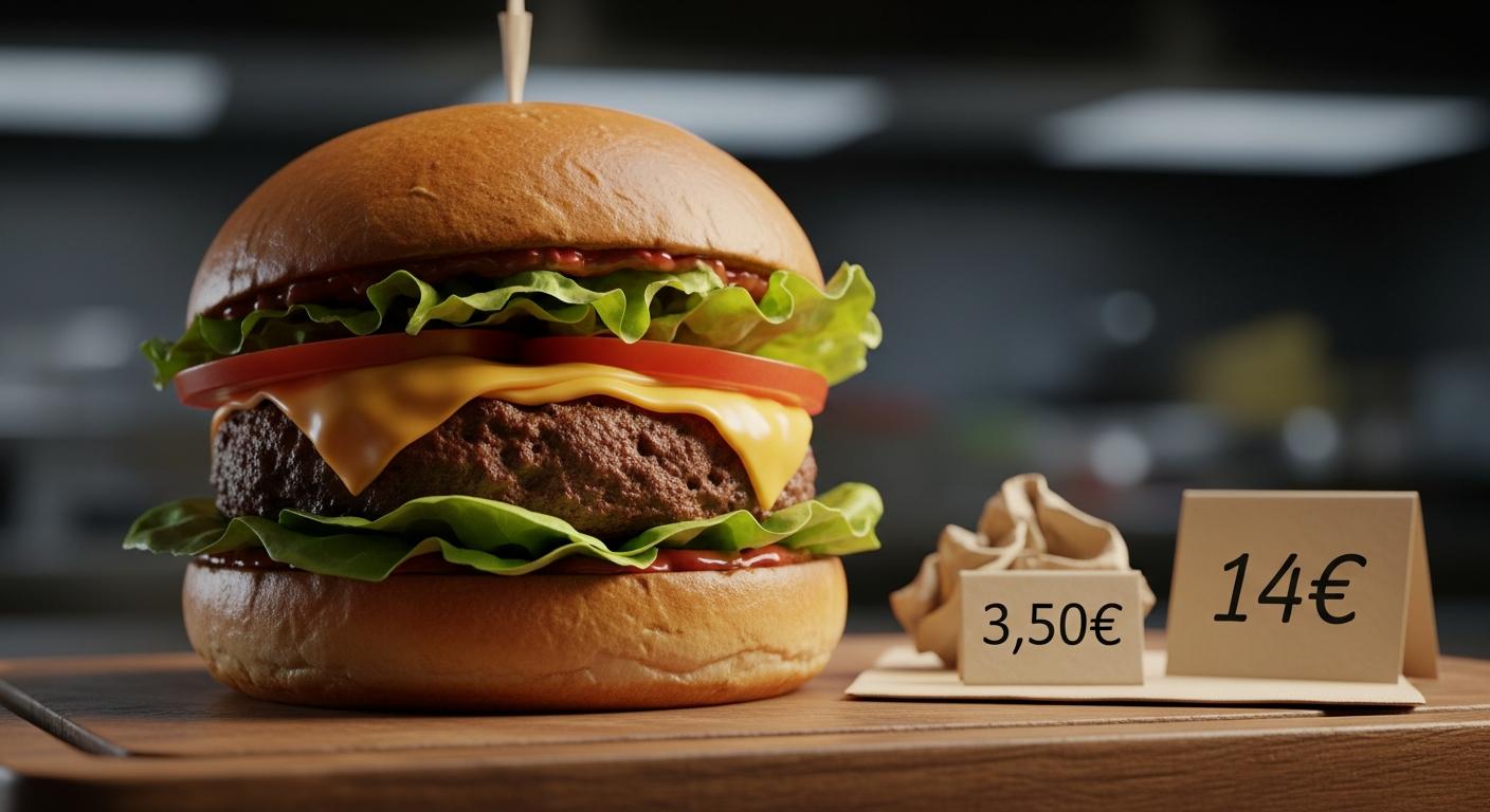 De una hamburguesa de 3,50€ a venderla por 14€: lo que revela un hostelero sobre los precios en restaurantes