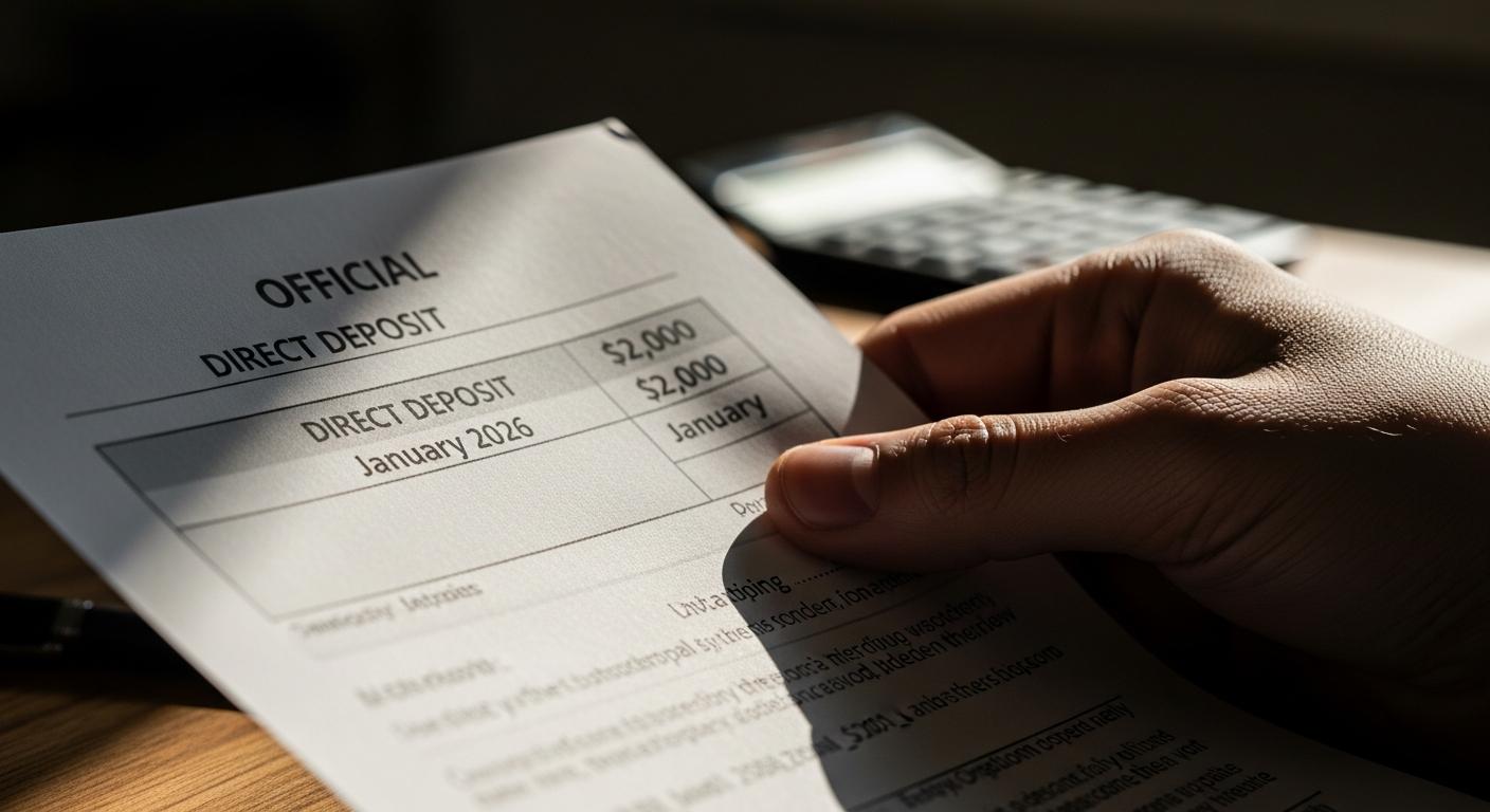 Depósito directo de $2,000 en enero de 2026: quién califica, fechas clave y cómo verificarlo según el IRS