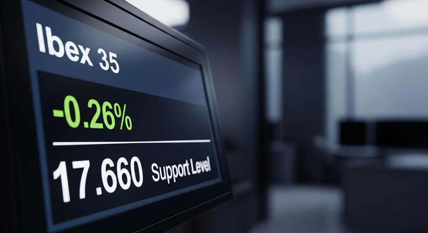 El Ibex 35 baja un 0,26% pero mantiene el nivel clave de 17.660 puntos: qué significa para los inversores
