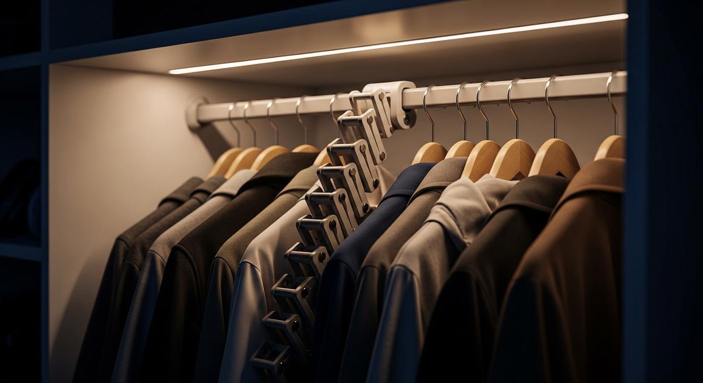 El sencillo invento de IKEA que reduce a la mitad el espacio que ocupan tus abrigos en el armario