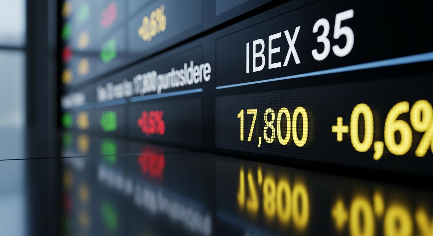 Ibex 35 roza los 17.800 puntos al cierre: los bancos empujan una subida del 0,6% y esto es lo que significa