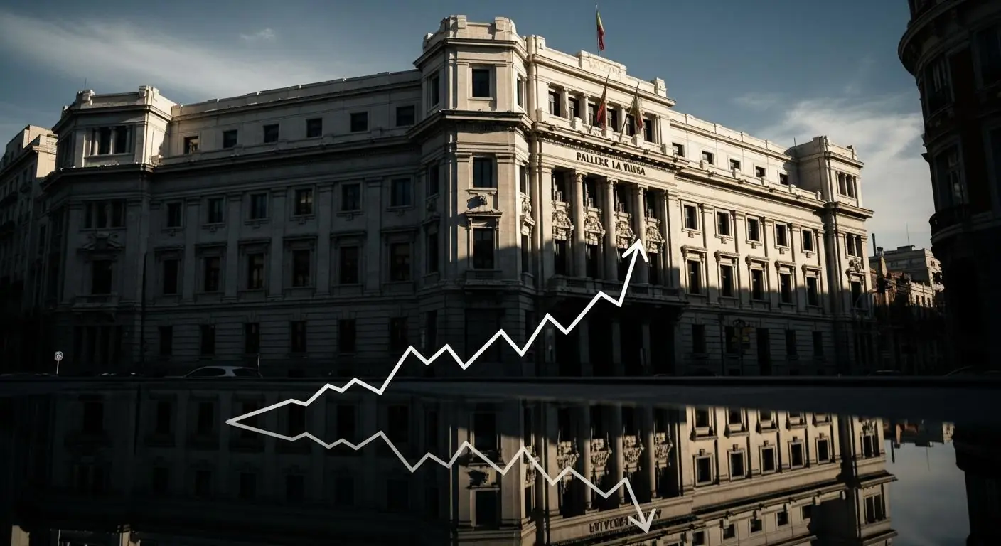Ibex 35 sube al mediodía y roza los 17.600 puntos: la banca impulsa el avance del 0,4%
