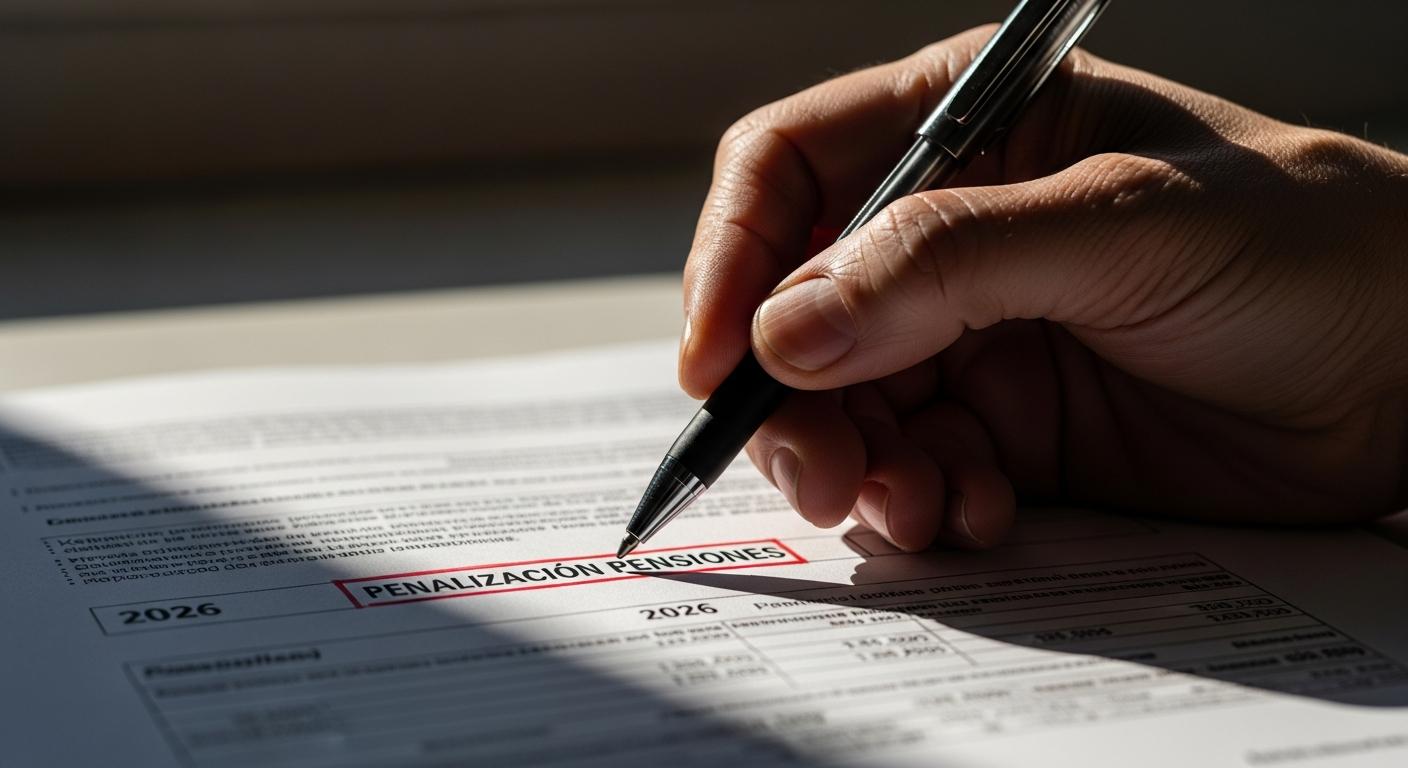 Nuevo golpe a los jubilados en 2026: la penalización que podría recortar tu pensión y cómo te afectará