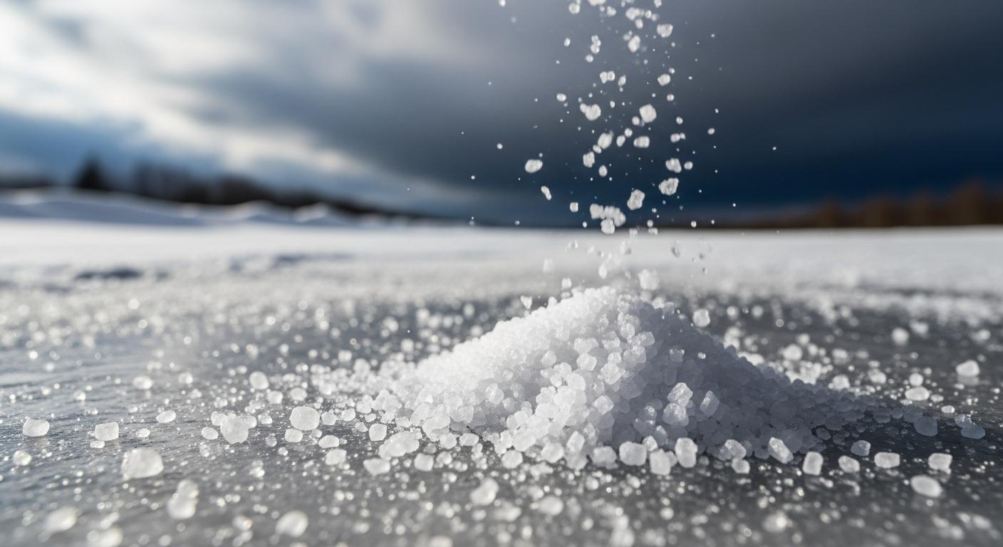 Por qué la sal puede salvarte en una tormenta invernal en EE. UU.: cómo funciona contra la nieve y el hielo