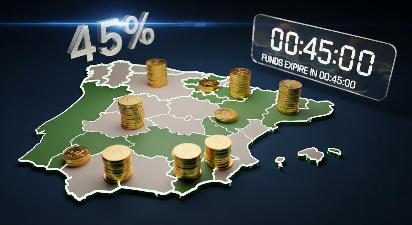 Por qué las comunidades autónomas aún no han gastado el 45% de los fondos europeos que caducan este año