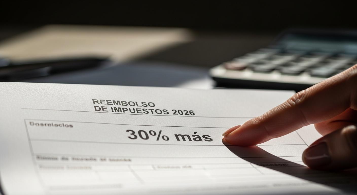 Reembolso de impuestos 2026: por qué podrías recibir hasta un 30% más este año y cómo saber si te toca
