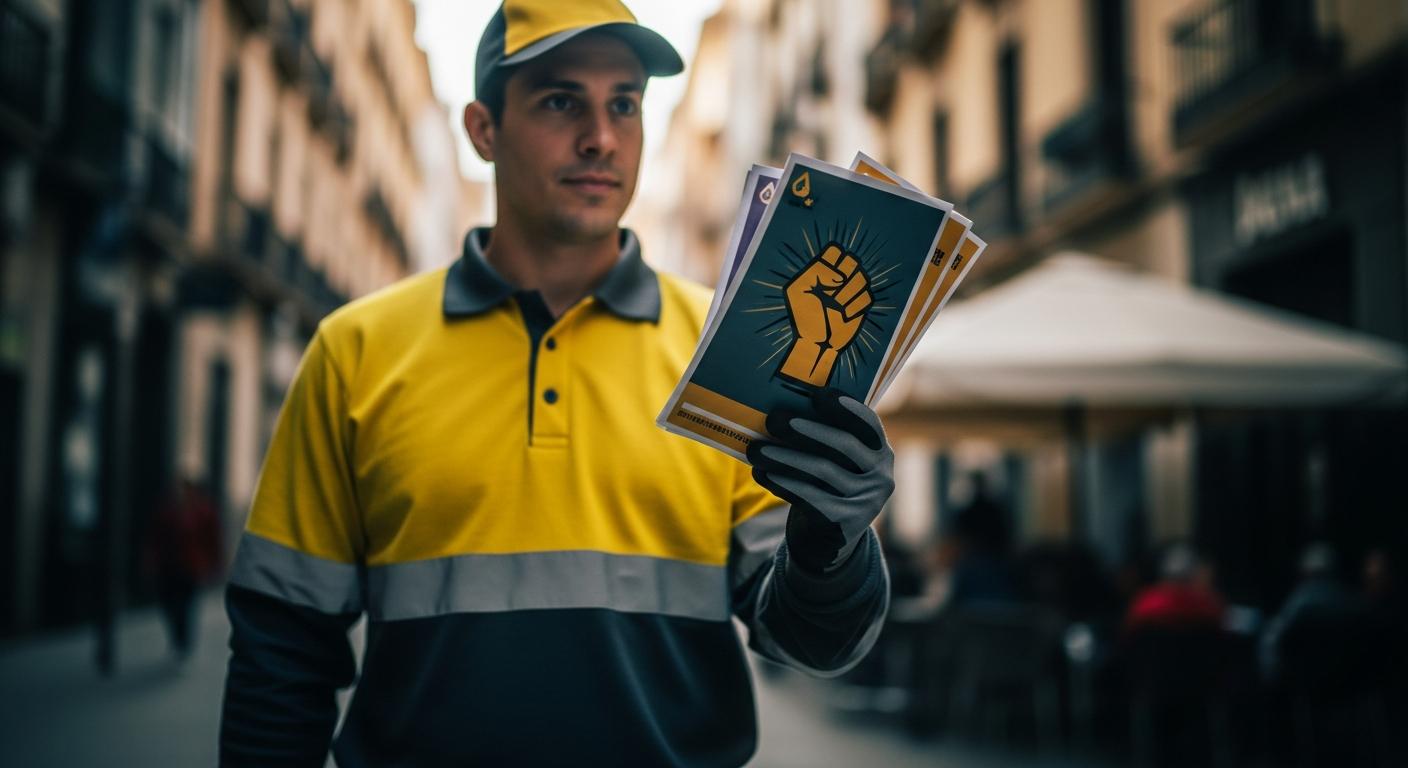 Repartidores de Glovo descubren el sindicalismo en España: por qué muchos votan por primera vez