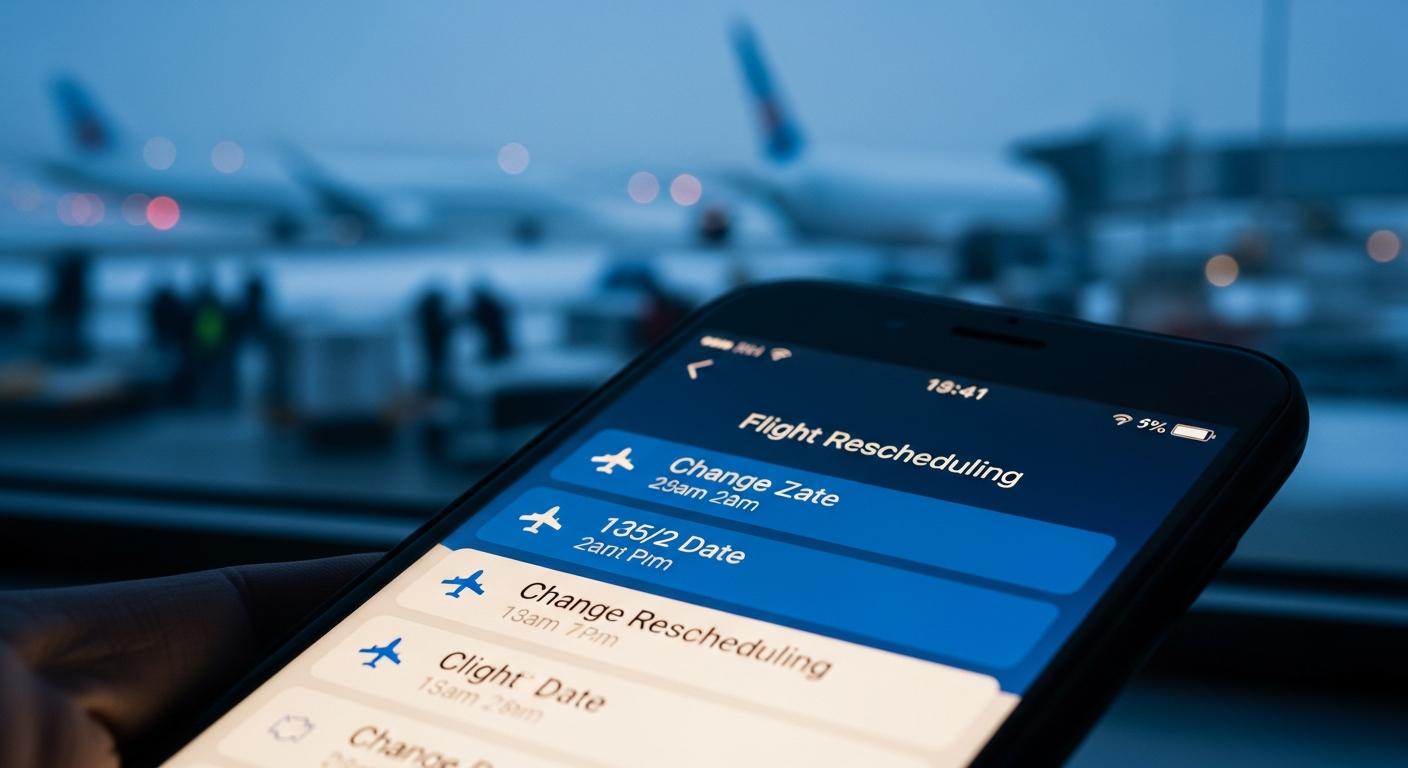 Tormenta invernal Fern en EE. UU.: cómo usar el autoservicio de tu aerolínea para reprogramar vuelos y evitar cancelaciones