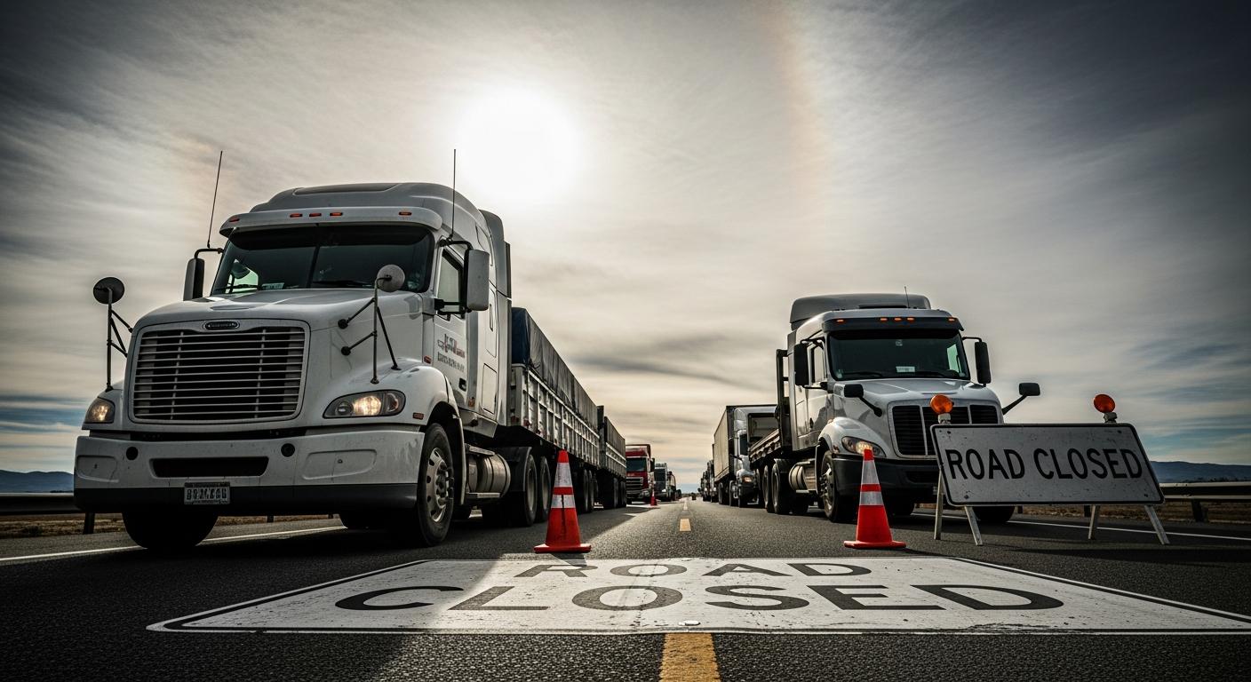 Transportistas se rebelan contra la DGT: por qué denuncian el cierre de 30 autovías y 3.000 km sin explicación