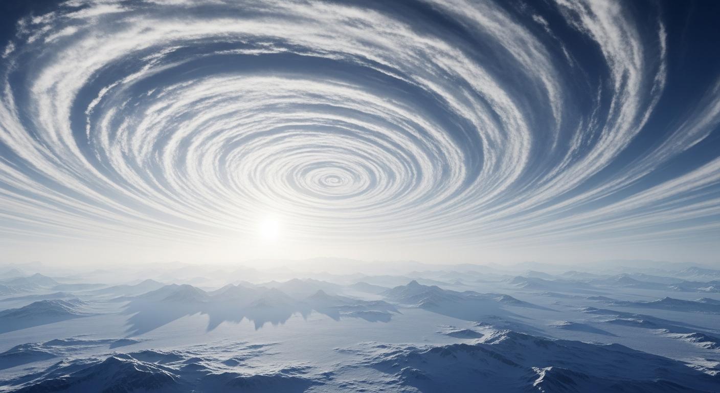 Un vórtice polar “muy inusual” podría romperse en febrero: expertos advierten que este evento sería excepcionalmente fuerte