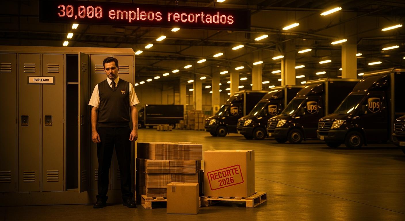 UPS recortará 30,000 empleos en 2026: qué hay detrás del plan y a quién podría afectar