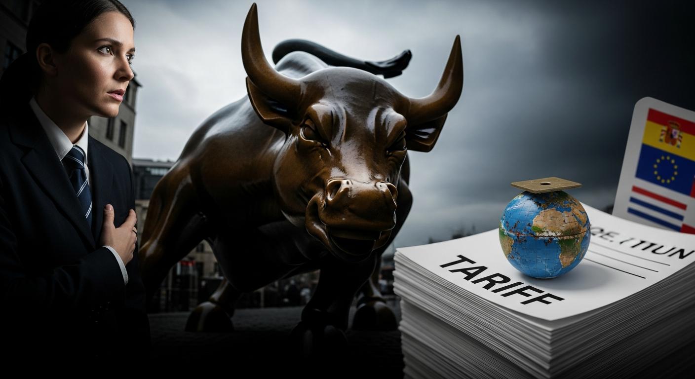 Wall Street baja tras la nueva amenaza de Trump: ¿se vienen más aranceles para Europa?