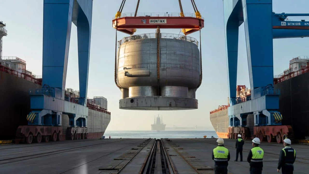 500-tonne-reactor-vessel-arrives-at-hinkley-point