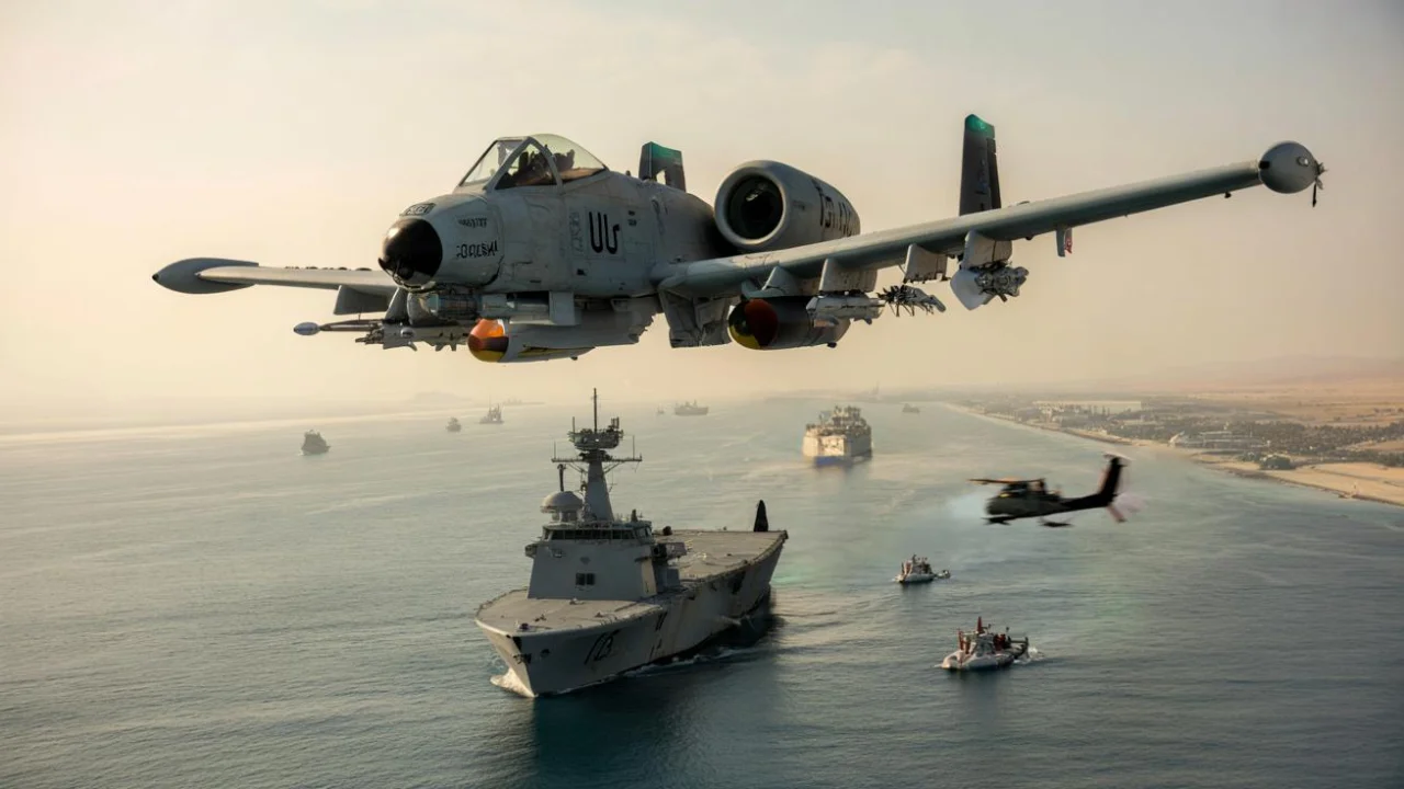 A-10C Warthogs Rush to Arabian Gulf for Critical Navy Mine Warfare Mission