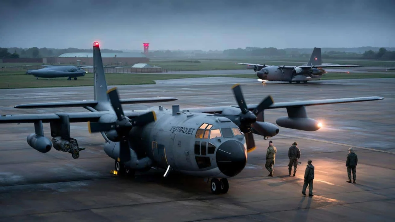 AC-130J Ghostrider gunships quietly arrive in UK as tensions escalate across Europe