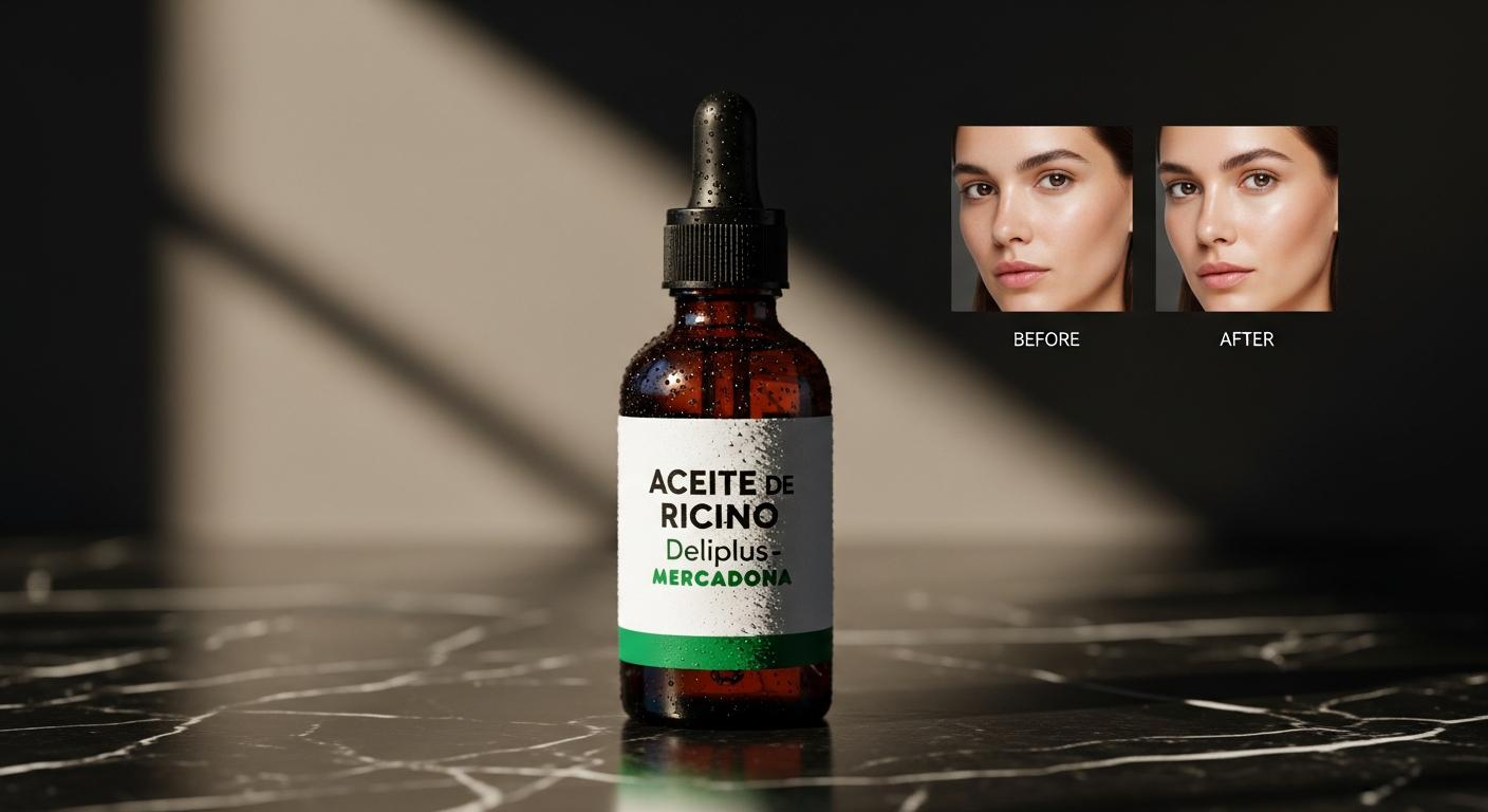 Aceite de ricino Deliplus: el truco barato de Mercadona que está cambiando la cara de mucha gente (y todos preguntan qué se hizo)