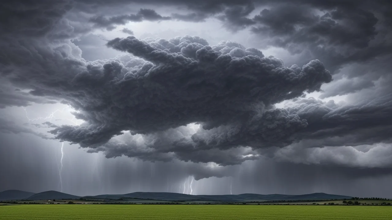 Seis provincias bajo alerta amarilla: las tormentas de hoy traen granizo y vientos de hasta 80 km/h