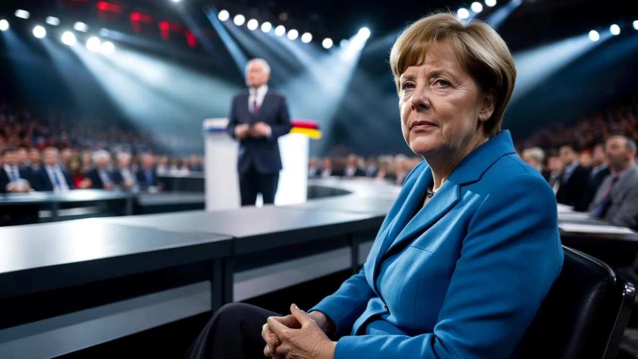 Angela Merkel’s surprise CDU conference return sparks party speculation after years of silence