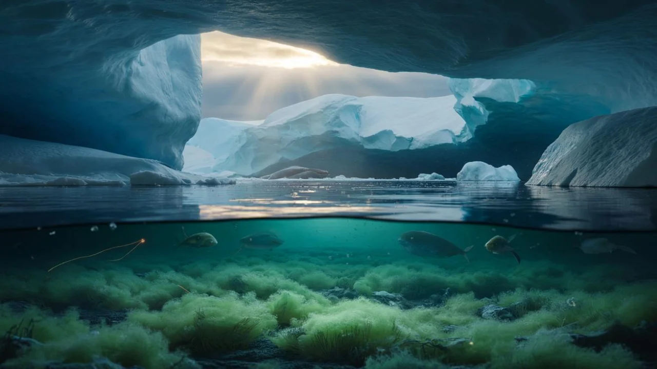 Arctic microbes discovered producing nitrogen fertilizer beneath ice could dramatically speed up carbon capture