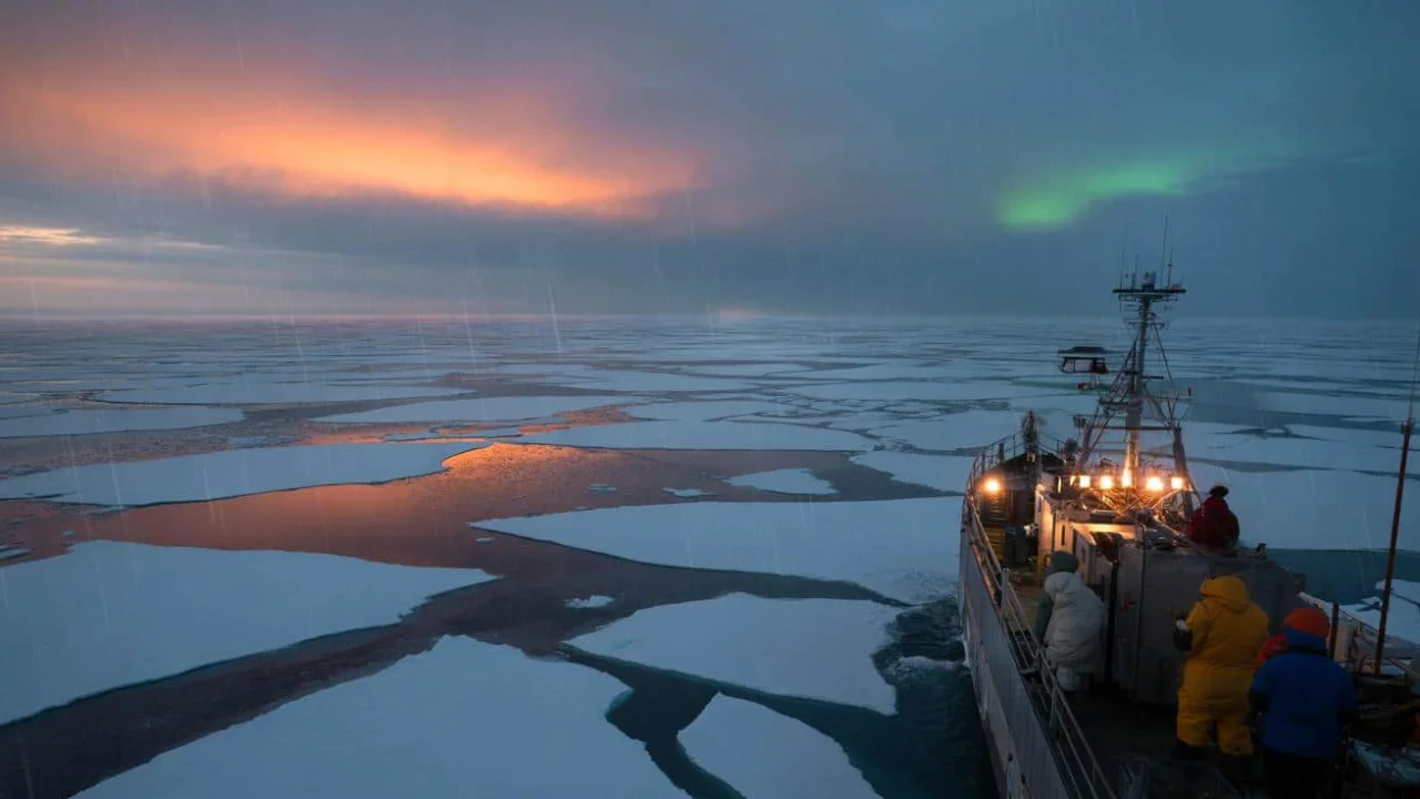 Arctic temperature spikes turn polar ice to slush as meteorologists watch their models flash unknown colors