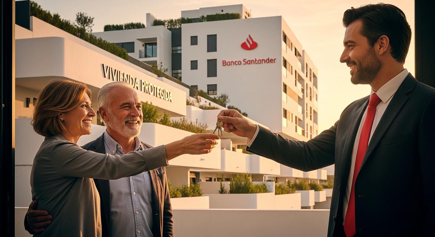 Banco Santander entra en la vivienda protegida: ya financia 650 pisos y esto podría cambiar el mercado inmobiliario en España