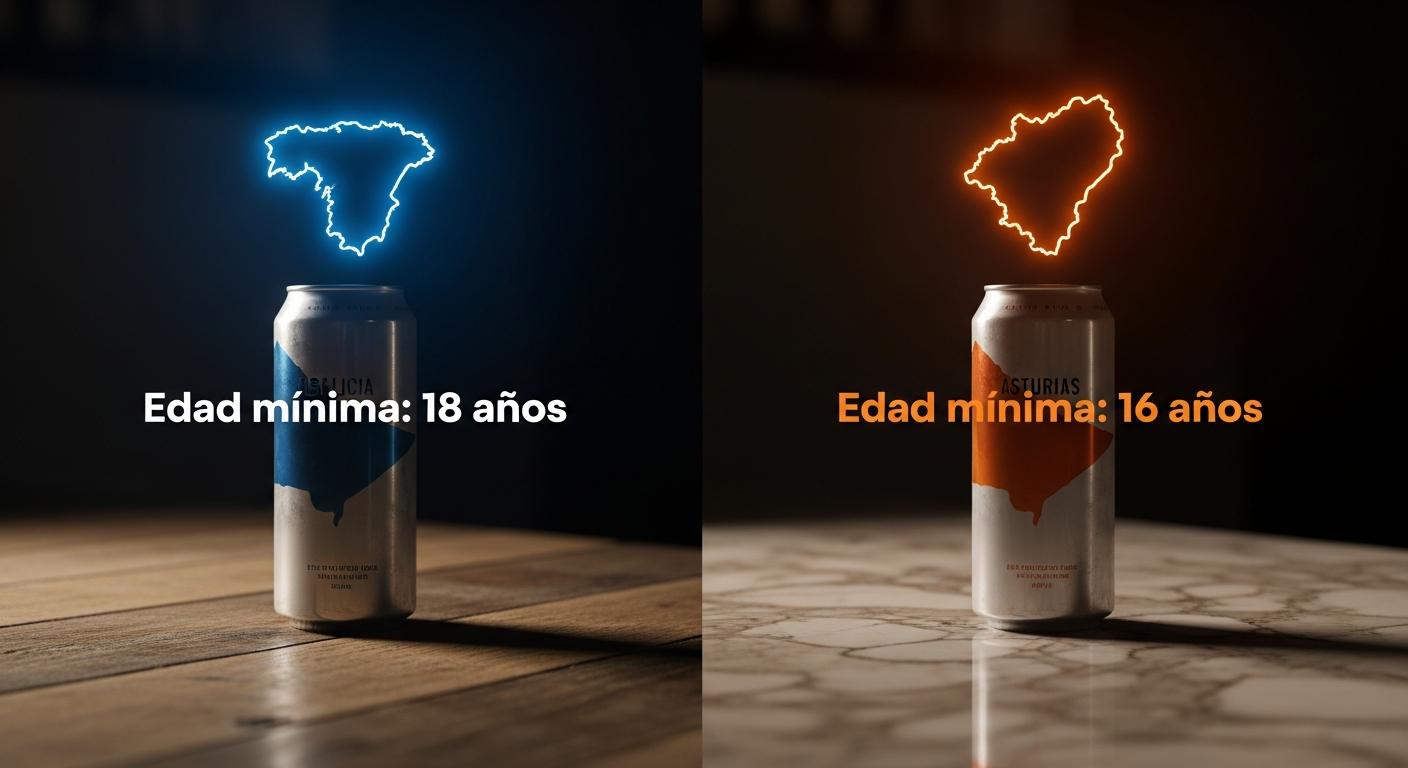 Bebidas energéticas en España: Galicia fija una edad mínima y Asturias aplica otra, ¿qué está pasando?