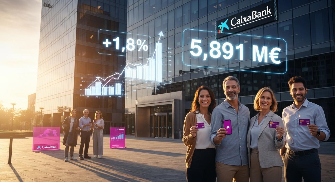 CaixaBank logra un beneficio récord de 5.891 millones en 2025: cómo creció un 1,8% y qué significa para los clientes