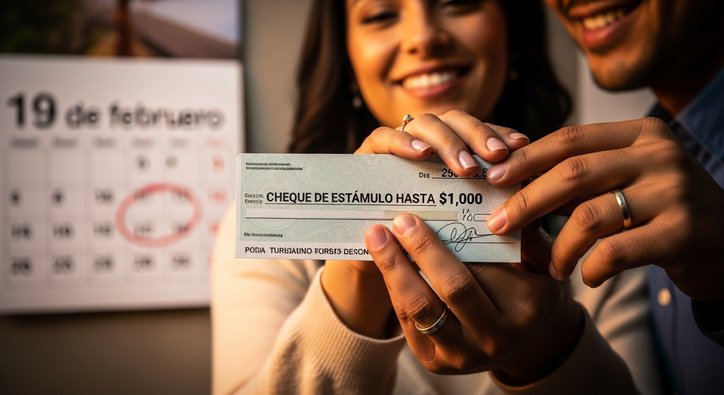 Cheque de estímulo de hasta $1,000 llega el 19 de febrero: quiénes lo recibirán y cómo saber si te toca