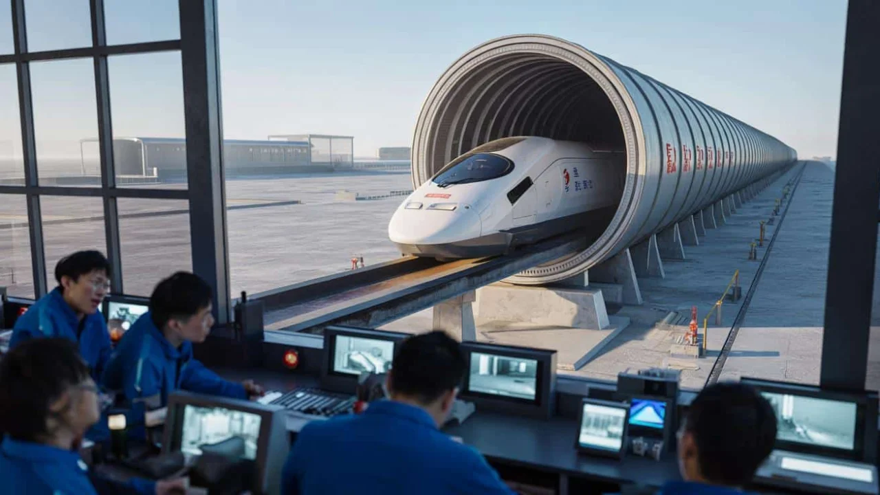 China’s hyperloop train hits 623 km/h in 2 seconds while Western dreams collect dust