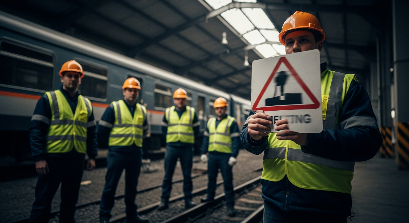 Cientos de ferroviarios exigen más seguridad ante Transportes y critican inversiones insuficientes