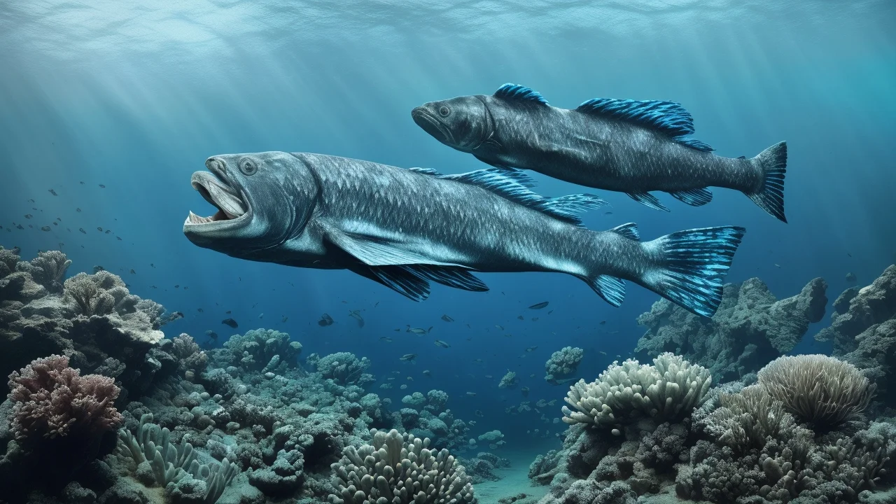 French divers just captured stunning footage of a coelacanth – the 400-million-year-old fish science thought was extinct
