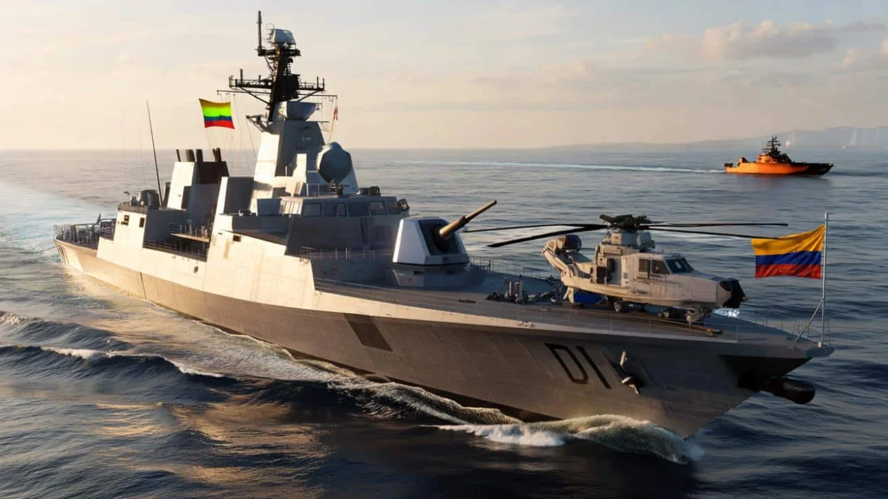 Colombian Warship’s Advanced Arsenal Quietly Shifts Regional Military Balance Forever