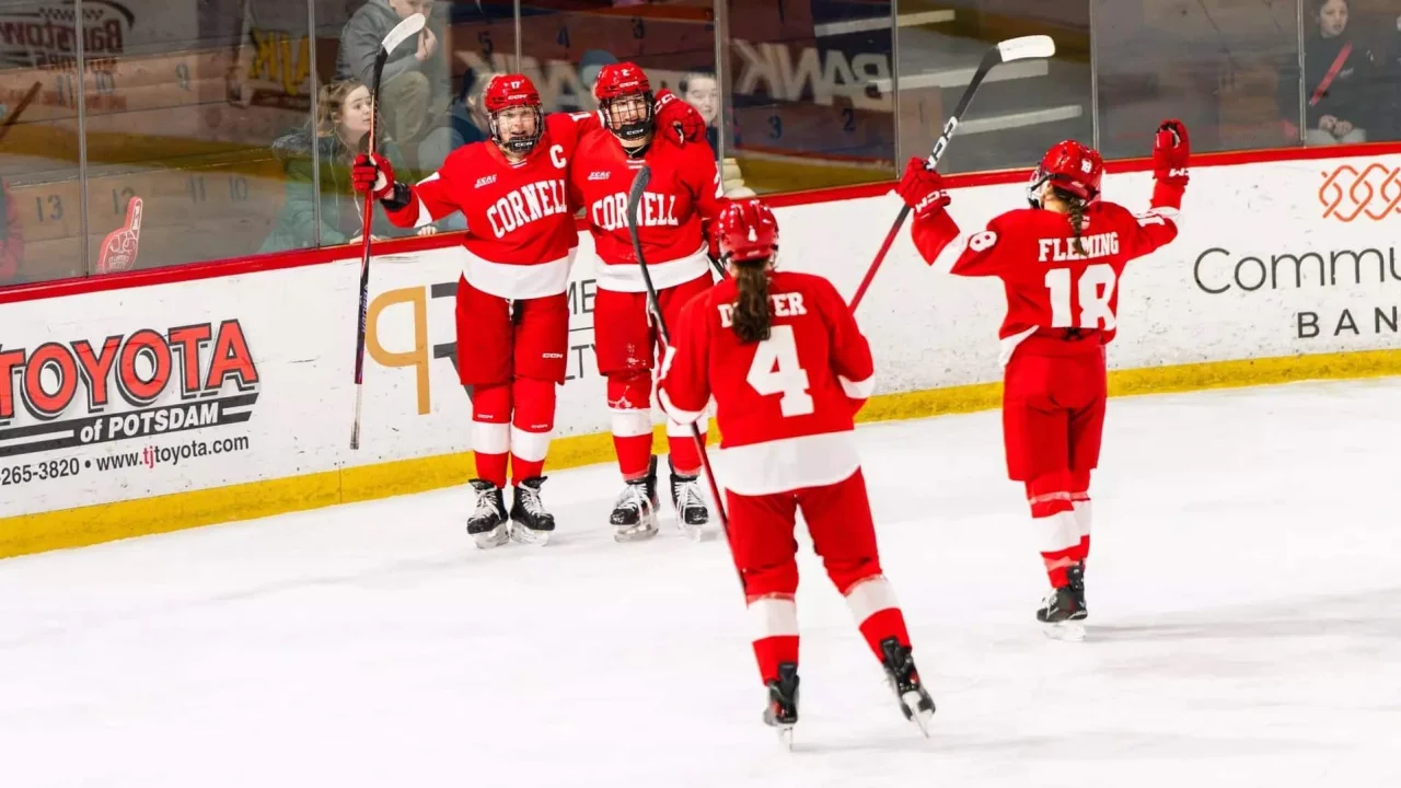 Cornell women’s hockey scores dramatic overtime winner to claim third straight Ivy League title
