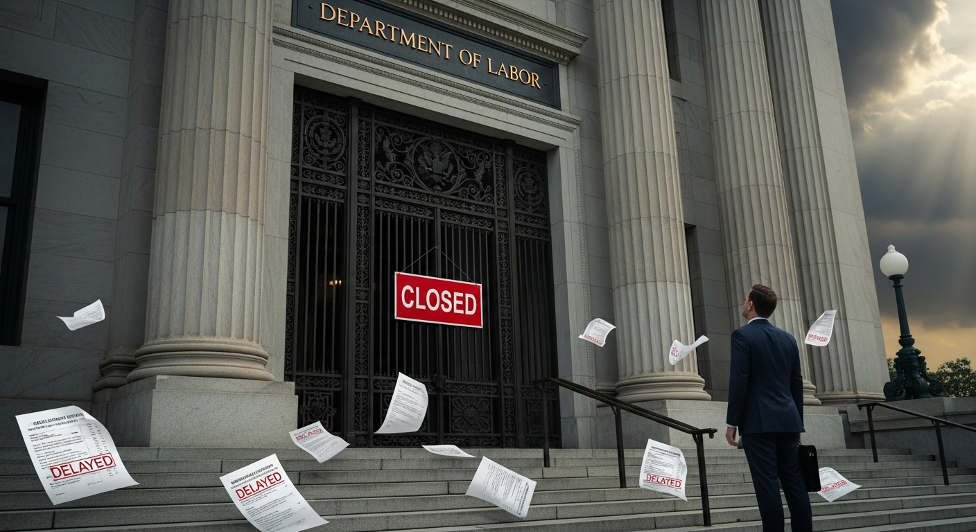 Departamento de Trabajo retrasa el informe de empleo: así impacta el cierre del gobierno