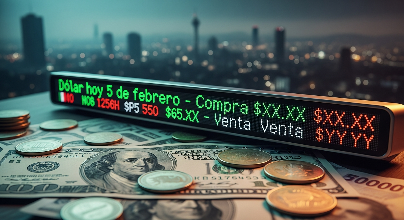 Dólar hoy 5 de febrero: precios de compra y venta en México y otros países