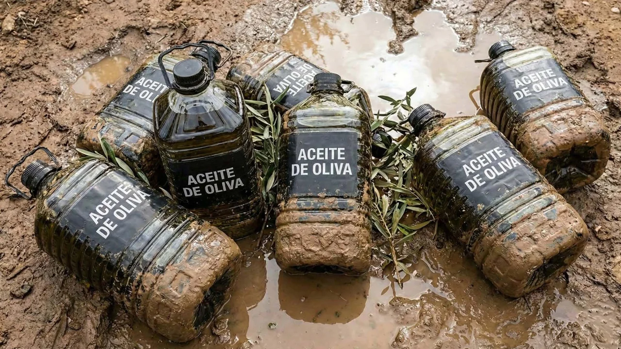 El temporal arrasa el aceite de oliva: pérdidas de 200 millones por la mitad de la producción perdida