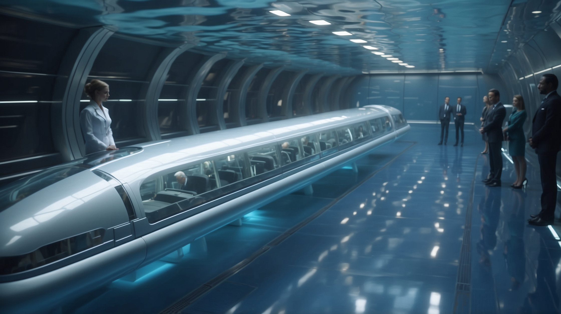 Engineers plan an underwater high-speed train to link two continents in minutes
